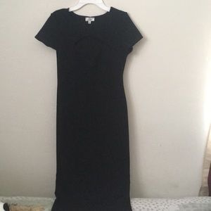 All black dress